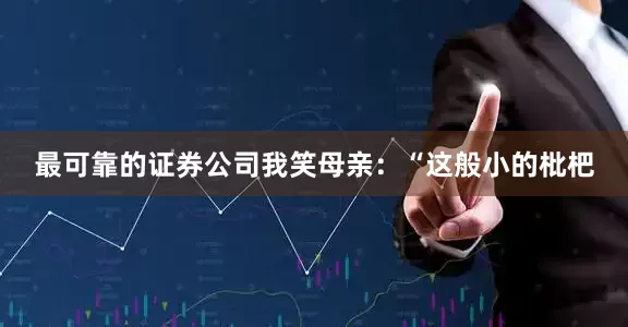 最可靠的证券公司我笑母亲：“这般小的枇杷
