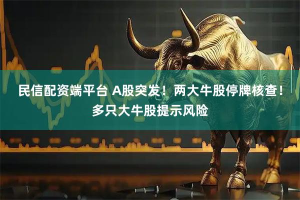 民信配资端平台 A股突发！两大牛股停牌核查！多只大牛股提示风险